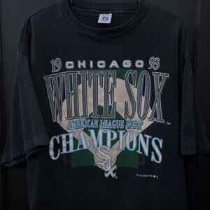 Chicago White Sox Shirt Mens XLarge Vintage Single Stitch AL West Champion Adult